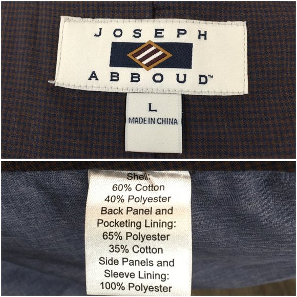 Joseph Abboud Mens Blazer Sport Coat Two Button Casual Jacket 42R Corduroy Suits - Picture 8 of 13